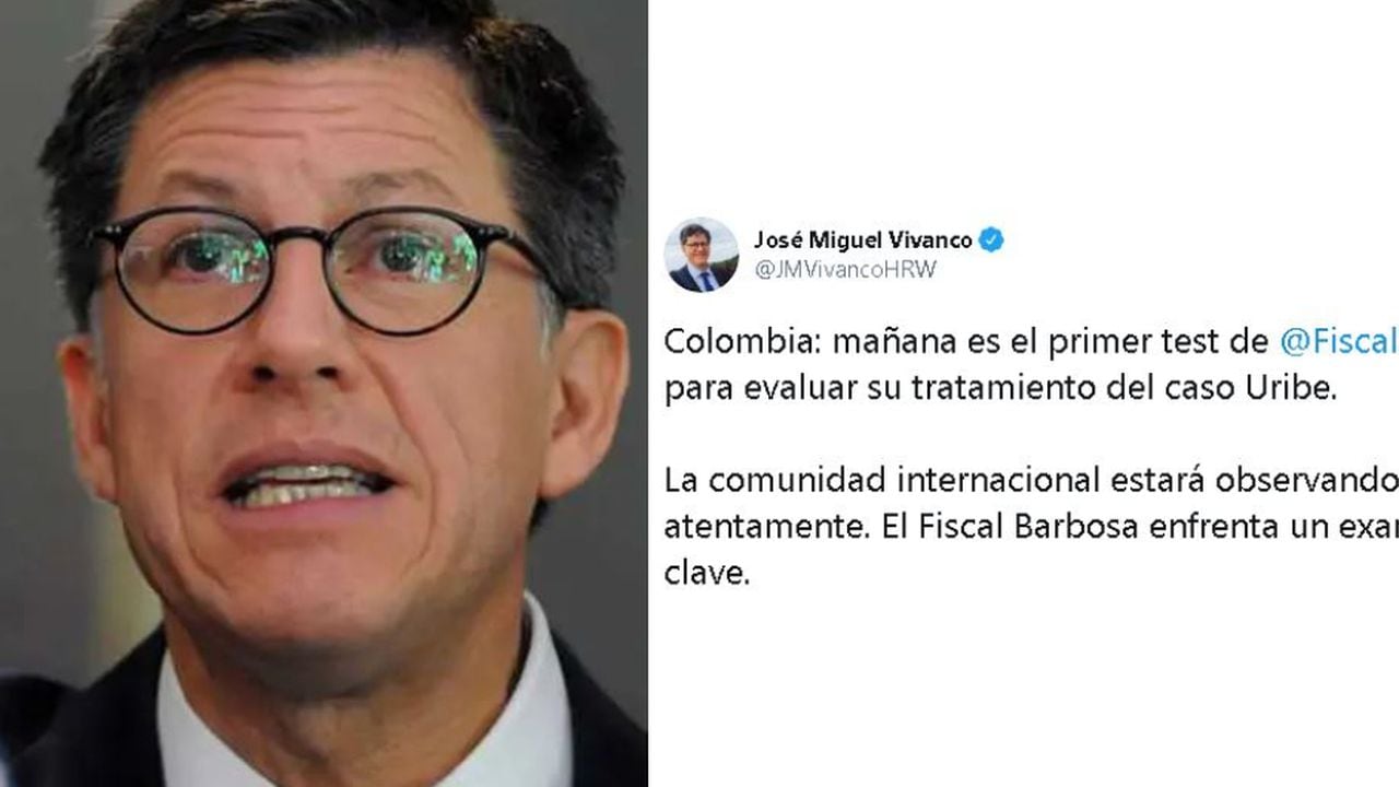 José Miguel Vivanco habla sobre el caso Uribe y el manejo de la Fiscalía.