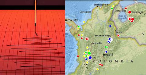 Colombia es un país propenso a tener varios sismos al día.