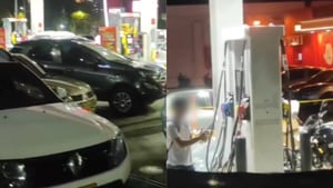 Indignación por gasolinera que, supuestamente, suministró agua en vez de gasolina.