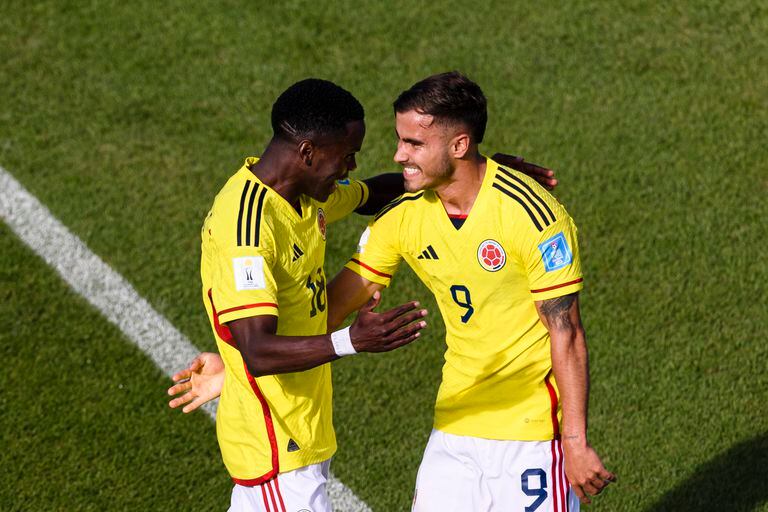 Tomás Ángel fue una de las figuras de la Selección Colombia en la goleada frente a Eslovaquia, por los octavos de final del Mundial Sub 20.