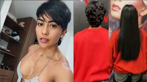 Gema sorprendió con su cambio de look.