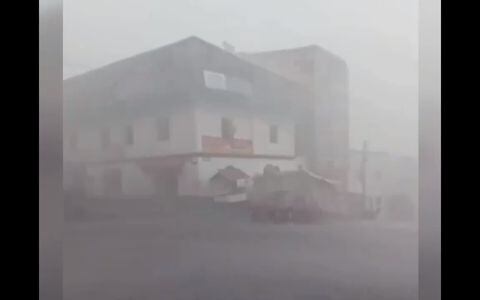 Se reportaron fuertes lluvias en el municipio de Jenesano.