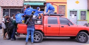 Camioneta hurtada en Bogotá