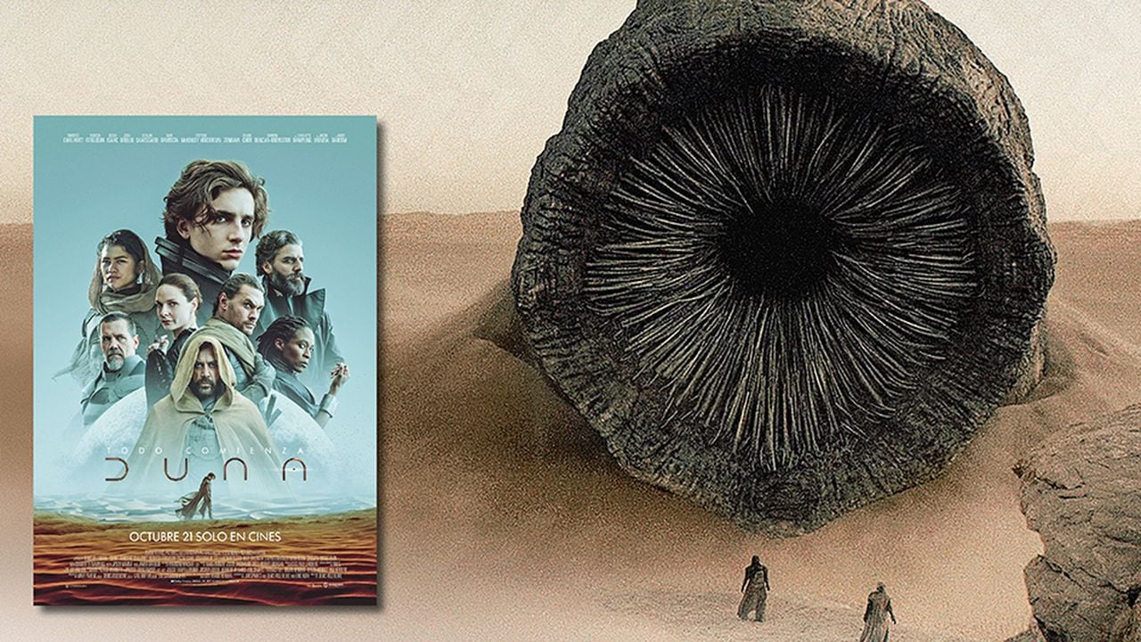  Le tomó a un equipo un año diseñar los míticos gusanos de arena del desierto de Arrakis que marcan esta historia, y valió la pena: se ven y se sienten espectaculares.