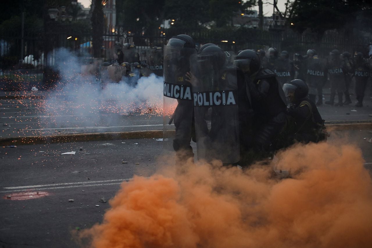 En imágenes : Protestas en Perú en medio de inestabilidad política.