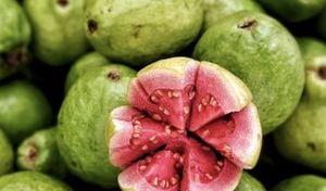 La guayaba es una fruta rica en vitamina C, incluso tiene mucha más que la naranja