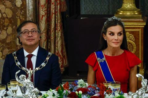 El presidente Petro y la Primera Dama tuvieron un recibimiento con honores por parte de los reyes de España, Felipe VI y Letizia.