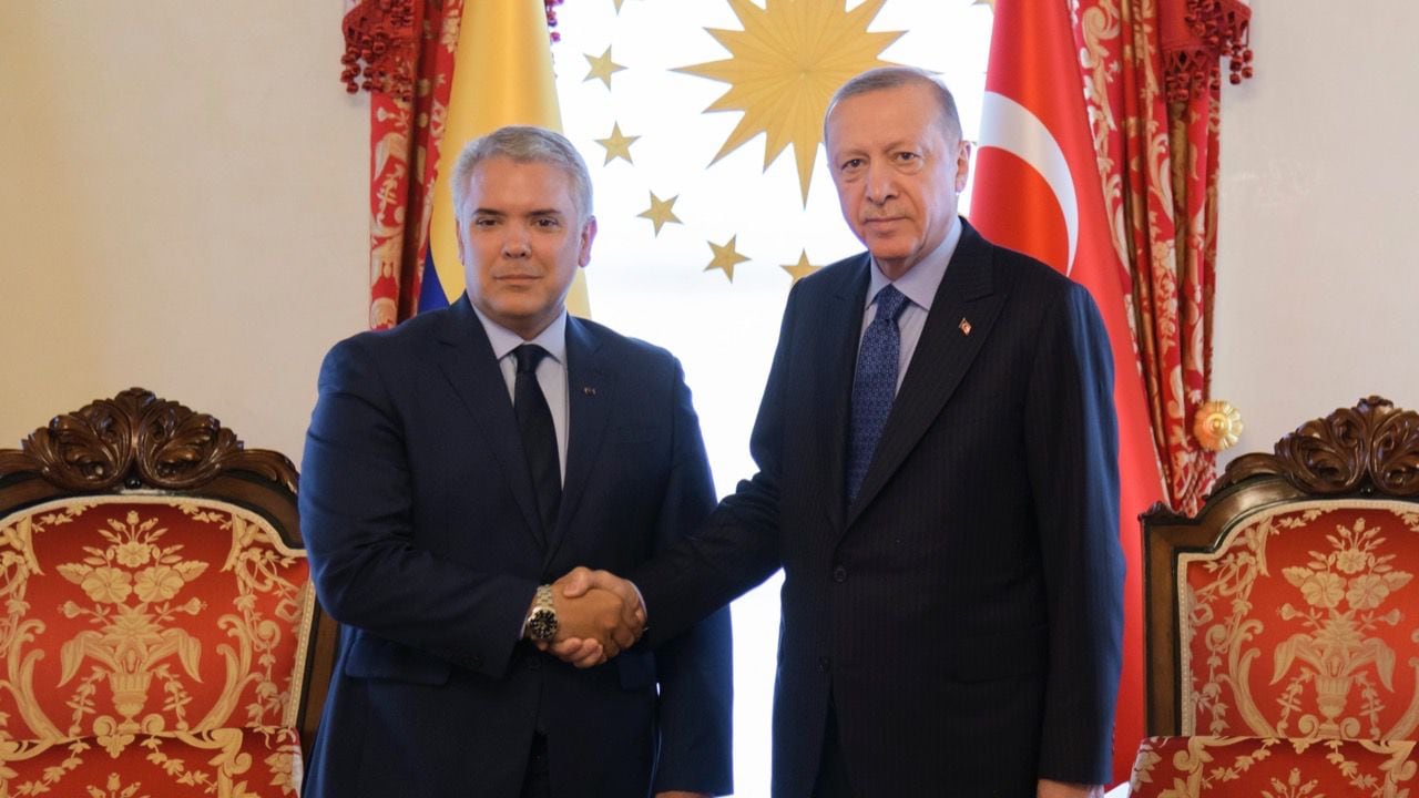 Presidente Iván Duque y el mandatario de Turquía Recep Tayyip Erdogan.