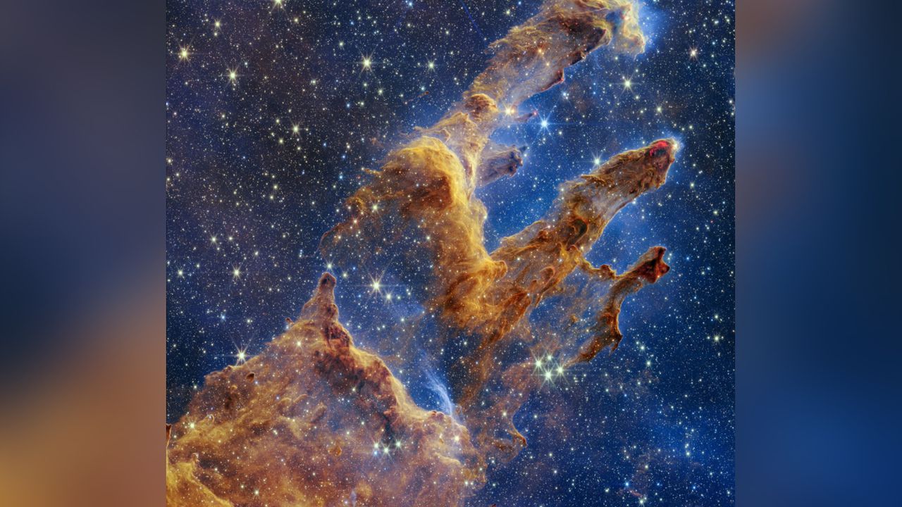 La sorprendente imagen de ‘Pilares de la Creación’ que reveló la Nasa tomada por el telescopio James Webb