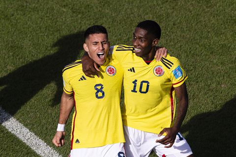 Gustavo Puerta con la Selección Colombia