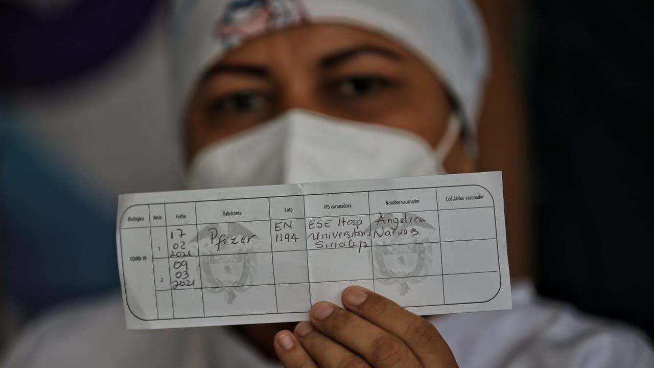 Primera Vacuna aplicada en Colombia.