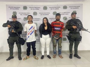 Las capturas se llevaron a cabo en tres departamentos de Colombia.
