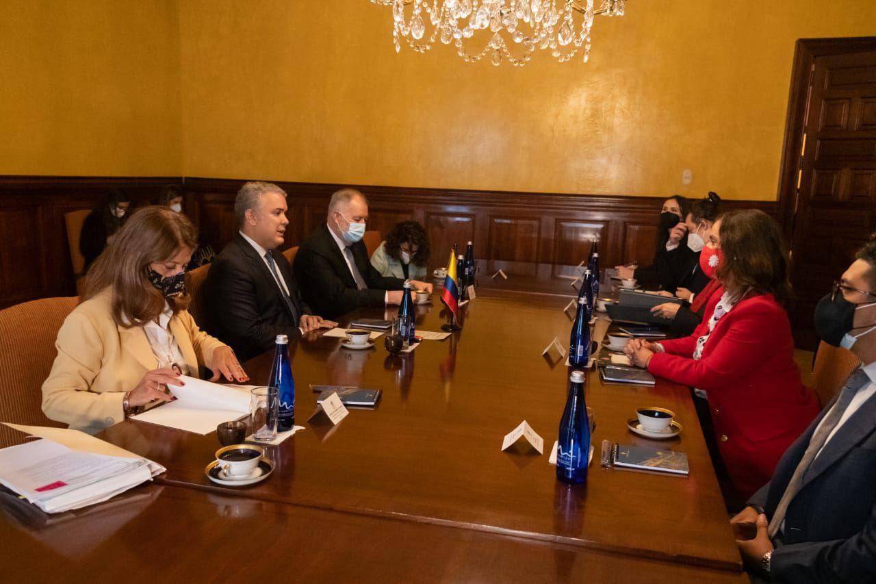 Iván Duque presidente de Colombia reunión CIDH