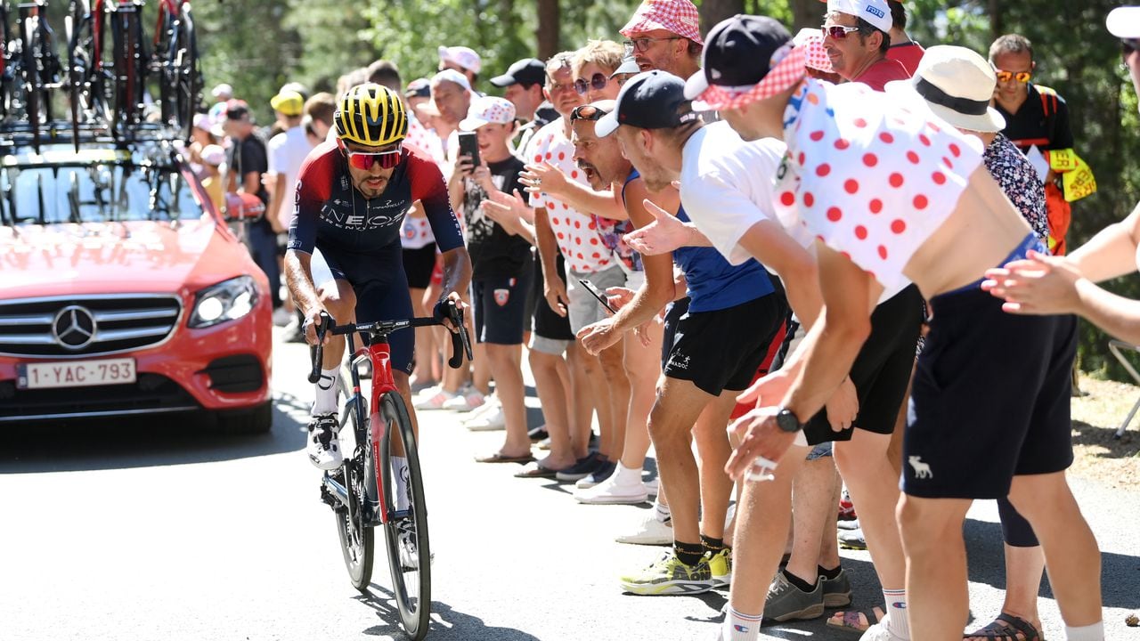MENDE, FRANCE - JULY 16: Daniel Felipe Martinez Poveda of Colombia and Team INEOS Grenadiers competes during the 109th Tour de France 2022, Stage 14 a 192,5km stage from Saint-Etienne to Mende 1009m / #TDF2022 / #WorldTour / on July 16, 2022 in Mende, France. (Photo by Alex Broadway/Getty Images)