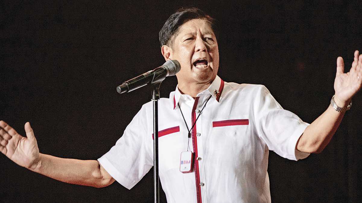 El nuevo presidente de Filipinas , Ferdinand Marcos Jr.