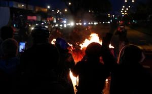 A esta hora se registran enfrentamientos entre manifestantes y fuerza pública en el Portal Américas