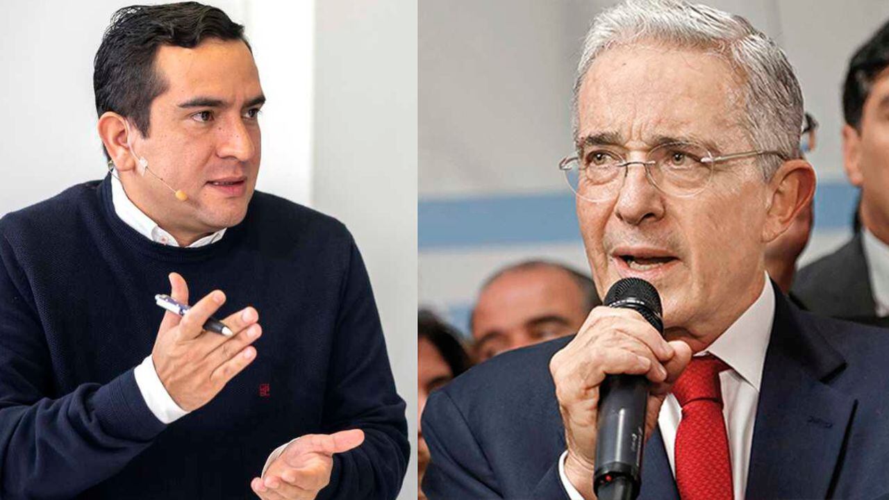 Edward Rodríguez y Álvaro Uribe