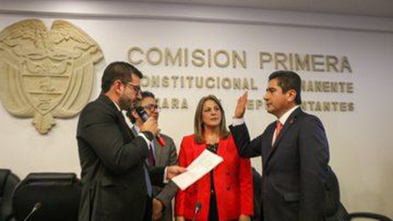 Óscar Sánchez fue elegido como nuevo presidente de la Comisión Primera de la Cámara para el periodo 2023-2024.