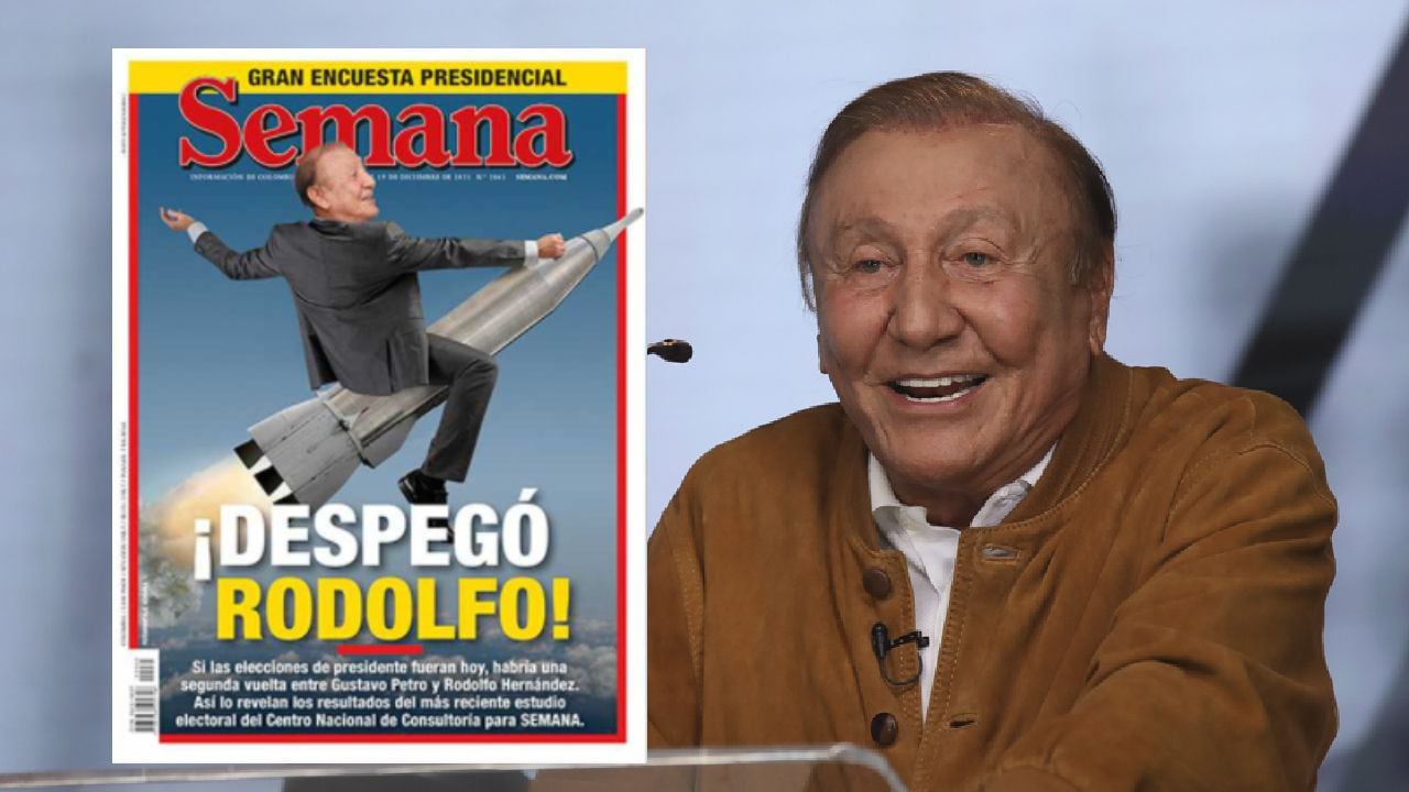 La chistosa respuesta de Rodolfo Hernández a la portada de Semana. Fotomontaje Semana