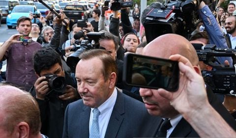 Kevin Spacey en el juicio civil que se lleva a cabo en la ciudad de Nueva York