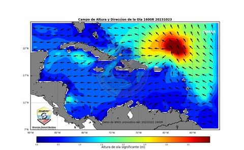 Depresión tropical se formó en el mar Caribe.