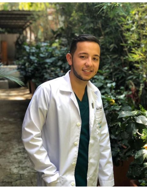 Luis David Cely Mora, estudiante de medicina.