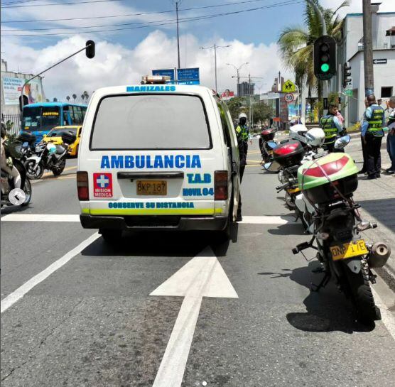 Agentes de tránsito agredidos en Manizales
