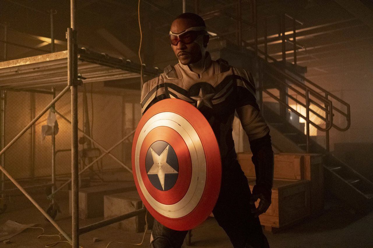 Anthony Mackie es el nuevo Capitán América de Marvel Studios. Foto: Disney+.