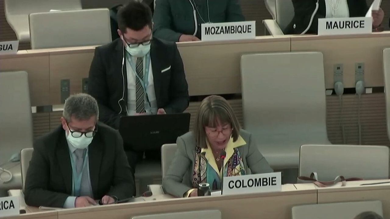 Embajadora de Colombia ante la Organización de Naciones Unidas (ONU) en Suiza Alicia Arango.