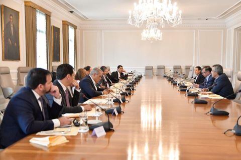Presidente Gustavo Petro se reunió con el Partido de la U