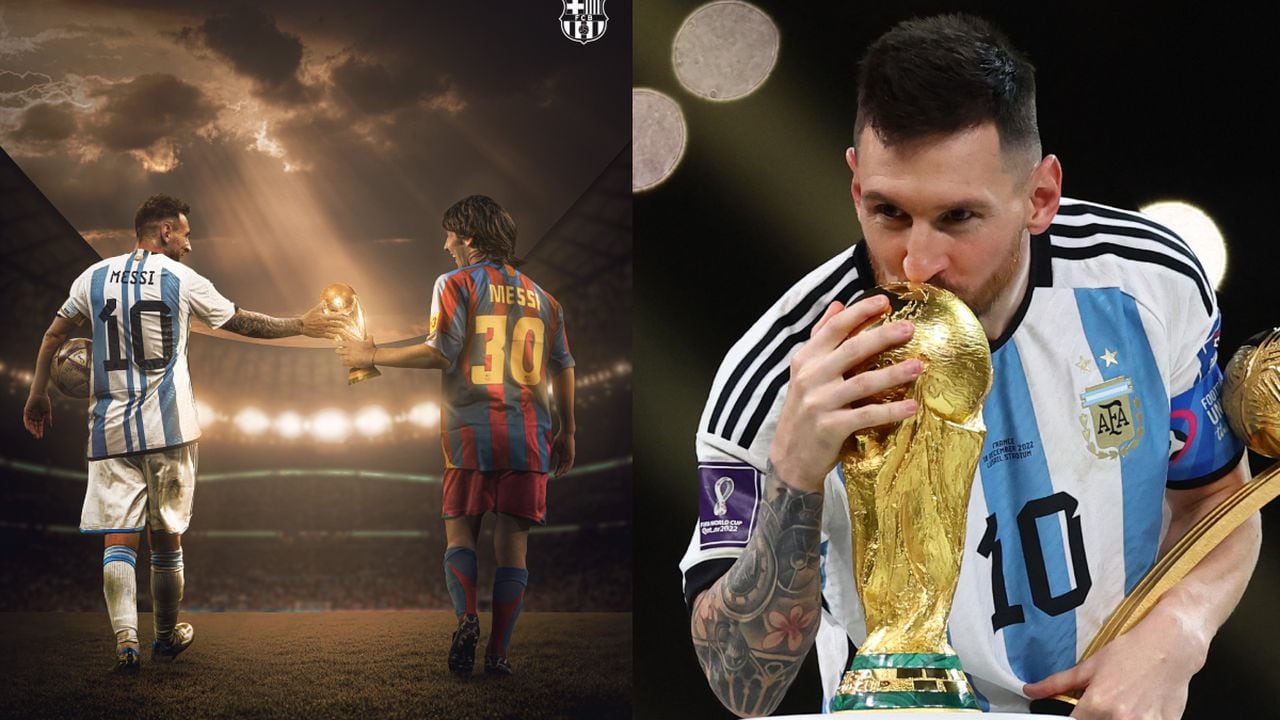 Messi, Barcelona, Qatar 2022. Foto: Twitter oficial FC Barcelona (@FCBarcelona_es)//REUTERS/Carl Recine