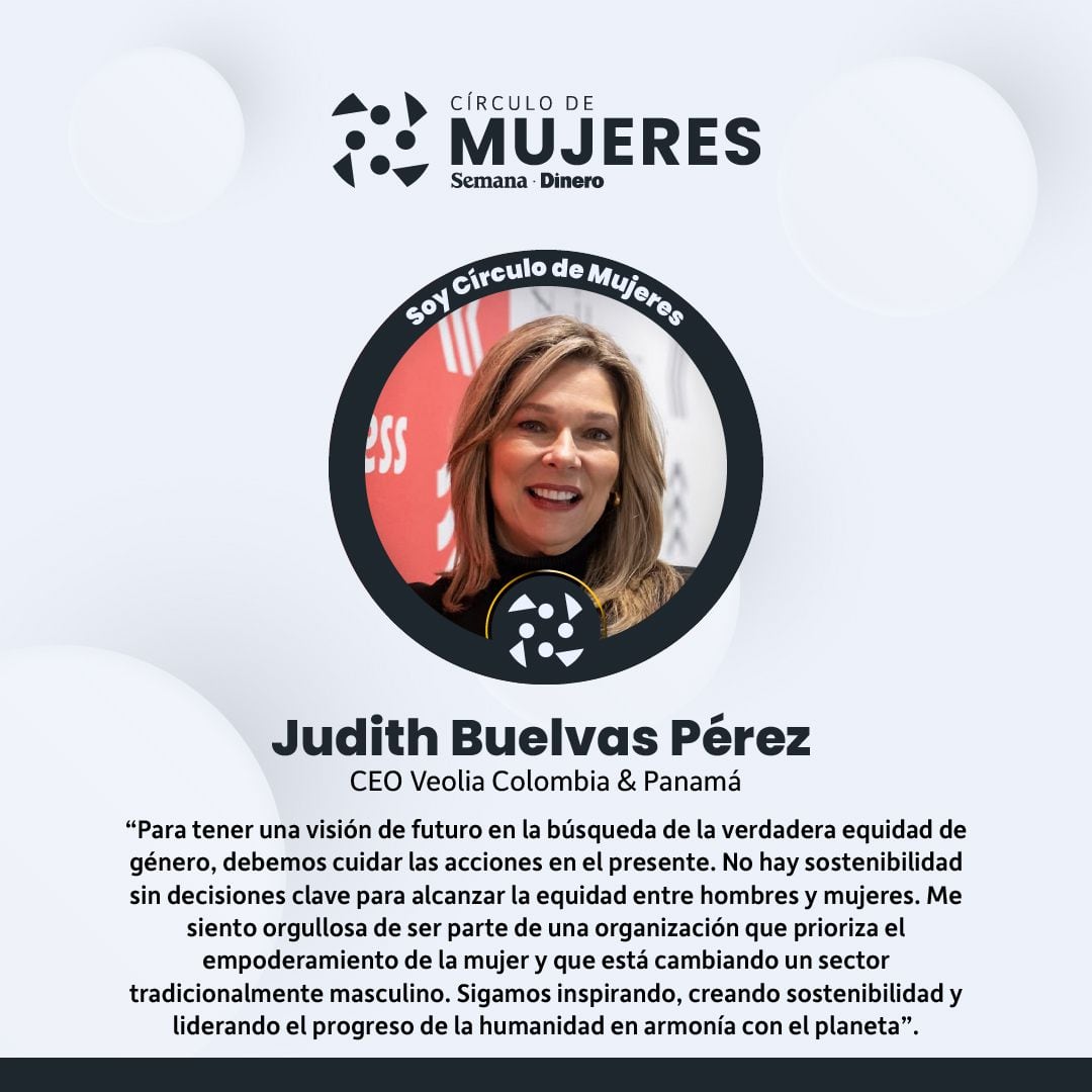 Judith Buelvas Pérez, CEO Veolia Colombia & Panamá
