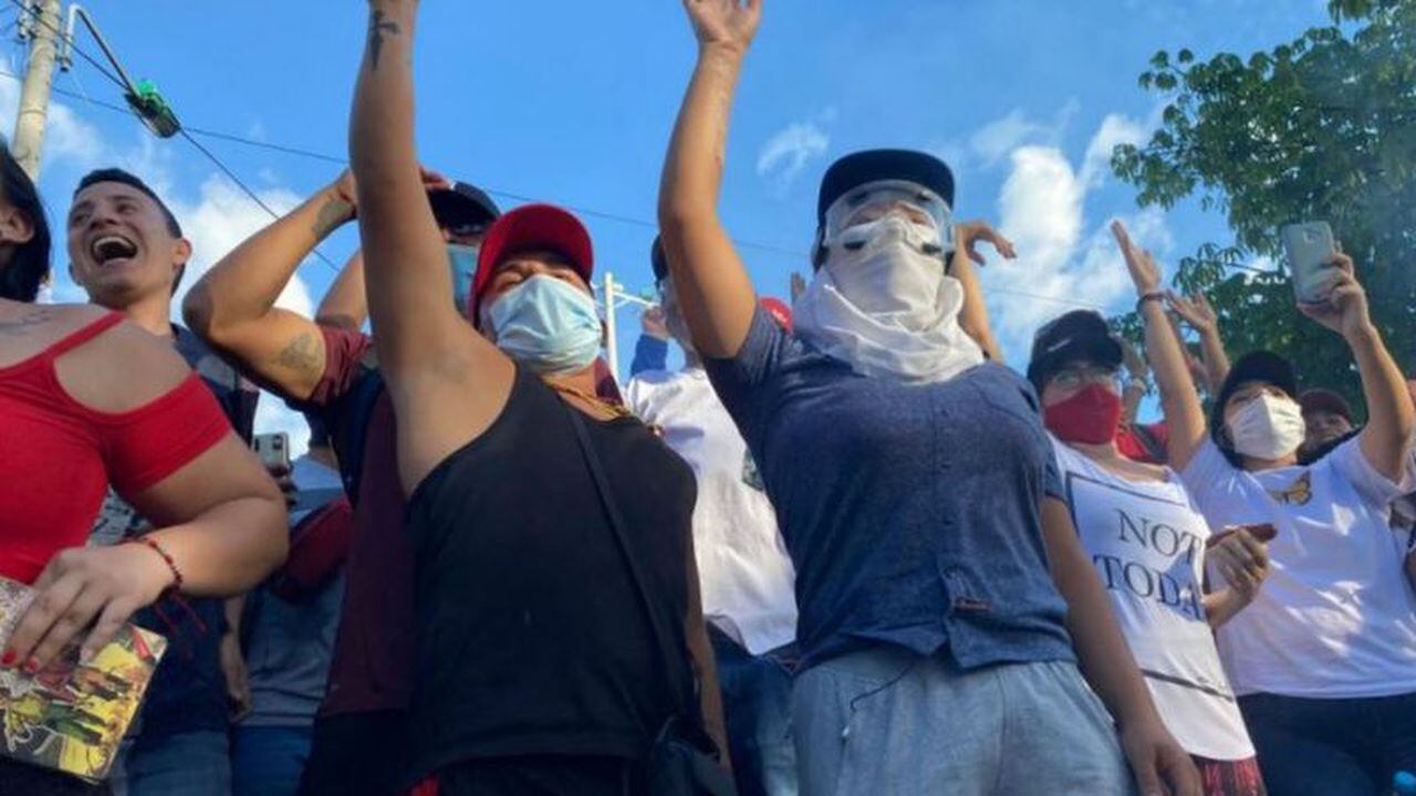 Cómo es Puerto Resistencia, la rotonda de Cali que manifestantes convirtieron en una fiesta del Paro Nacional
