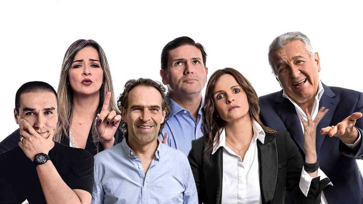 Vicky Dávila, Matador, Federico Gutiérrez, Juan Carlos Pinzón, María Andrea Nieto, Lucho Garzón.