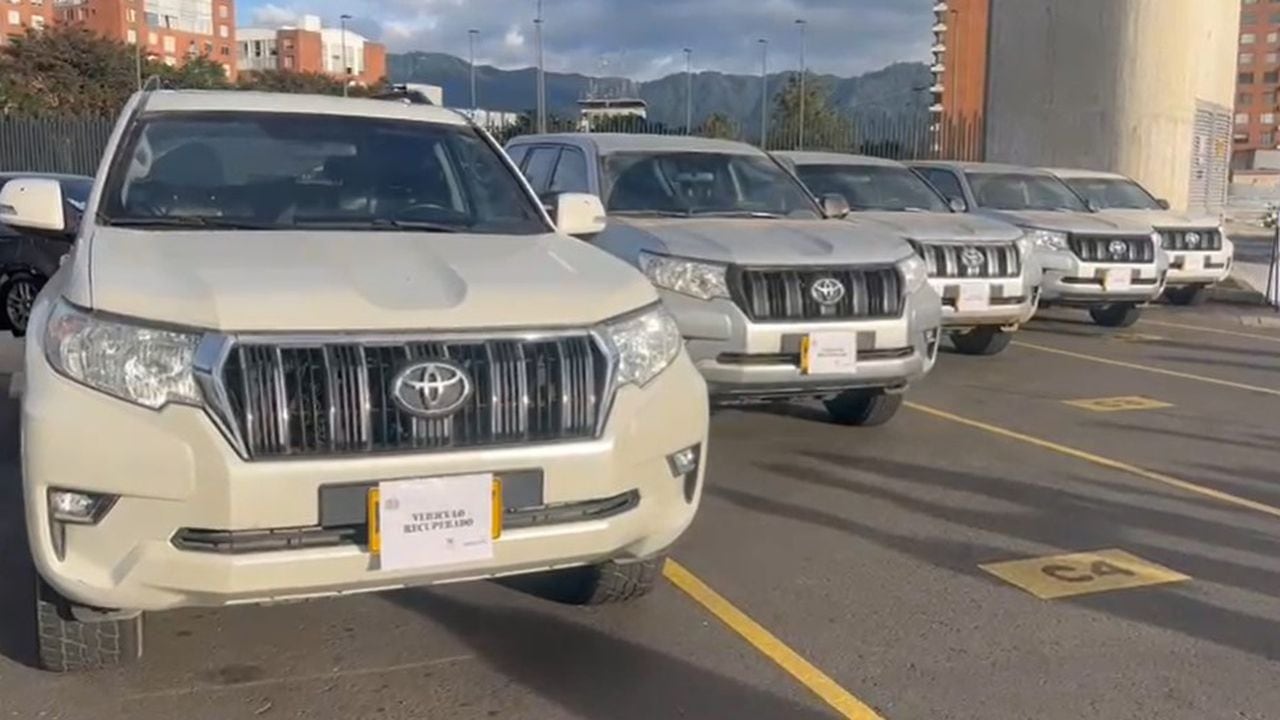 Se recuperaron otras cinco camionetas blindadas que fueron hurtadas en Bogotá y tres personas capturadas.