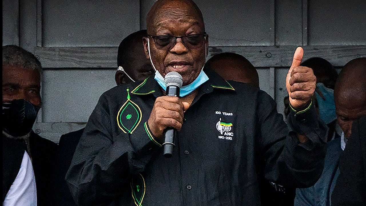 Jacob Zuma, expresidente de Sudáfrica.