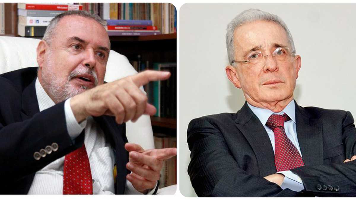Gilberto Tobón y Álvaro Uribe