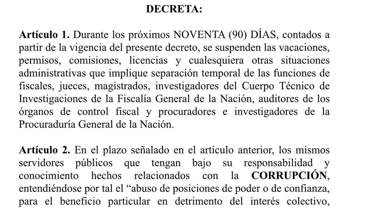 Este es uno de los polémicos decretos de Rodolfo Hernández