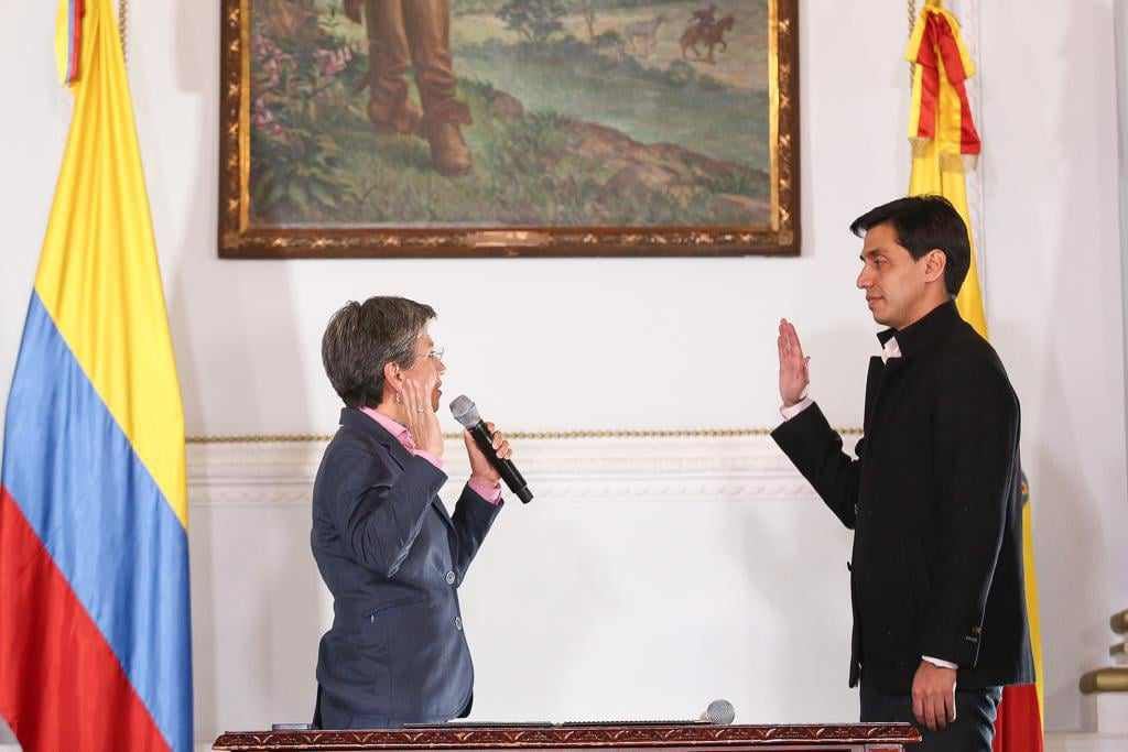 José David Riveros nuevo secretario de Gobierno.