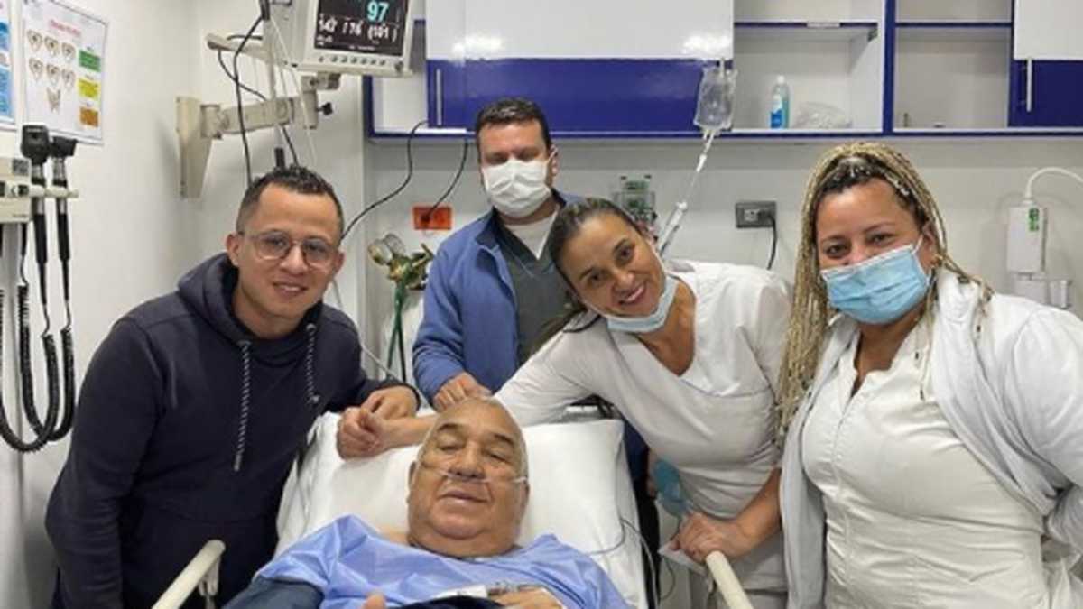 Alci Acosta fue hospitalizado. Foto Instagram checoacosta