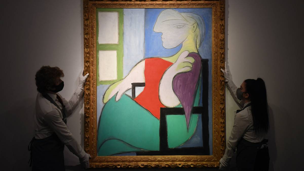 'Femme assise près d'une fenêtre (Marie-Thérèse)' de Pablo Picasso
