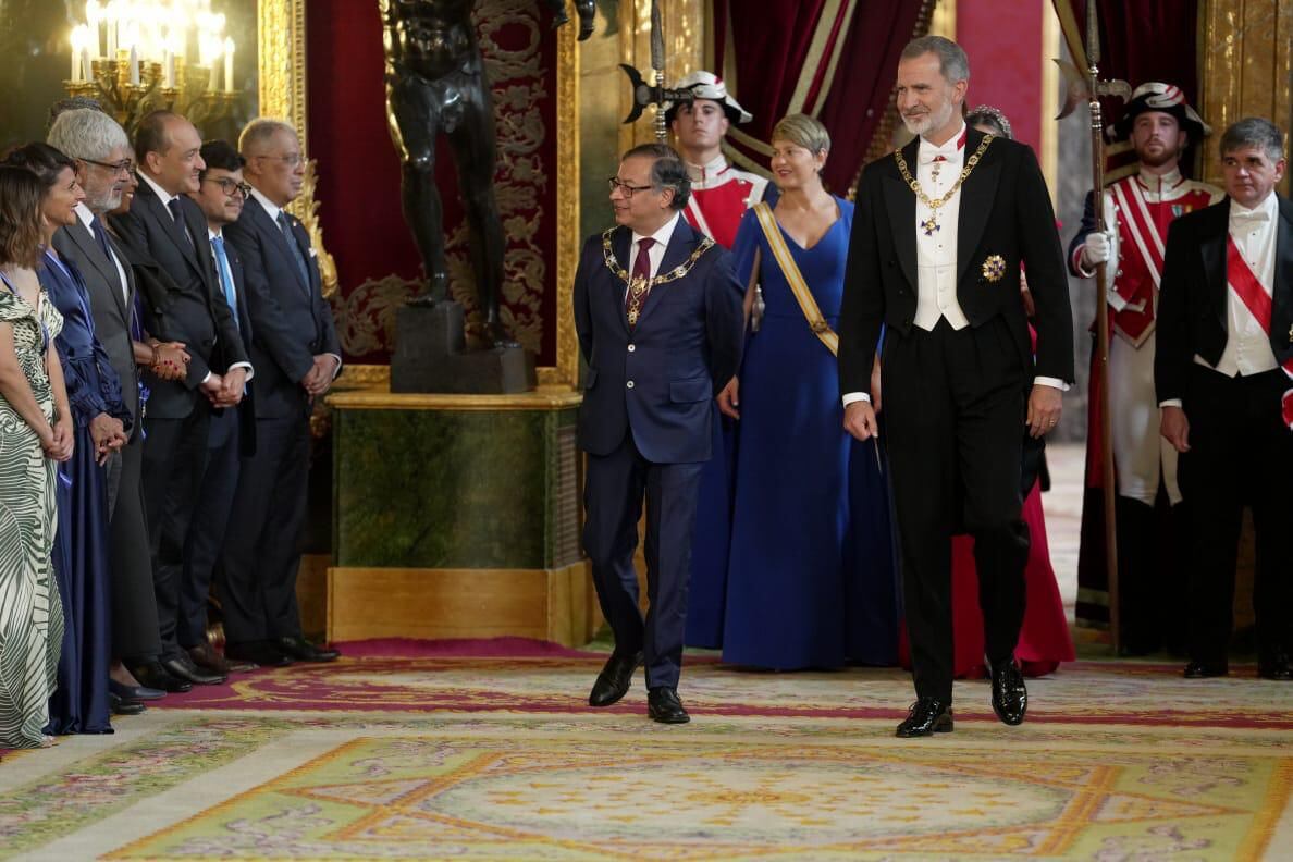 Presidente Gustavo Petro y Su Majestad Don Felipe VI, Rey de España