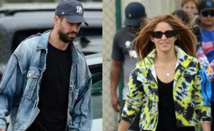 Gerard Piqué y Shakira asistieron al partido de béisbol de su hijo Milan