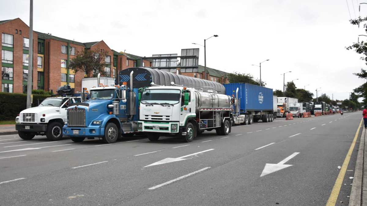 Paro Nacional paro camionero bloqueos en las vías