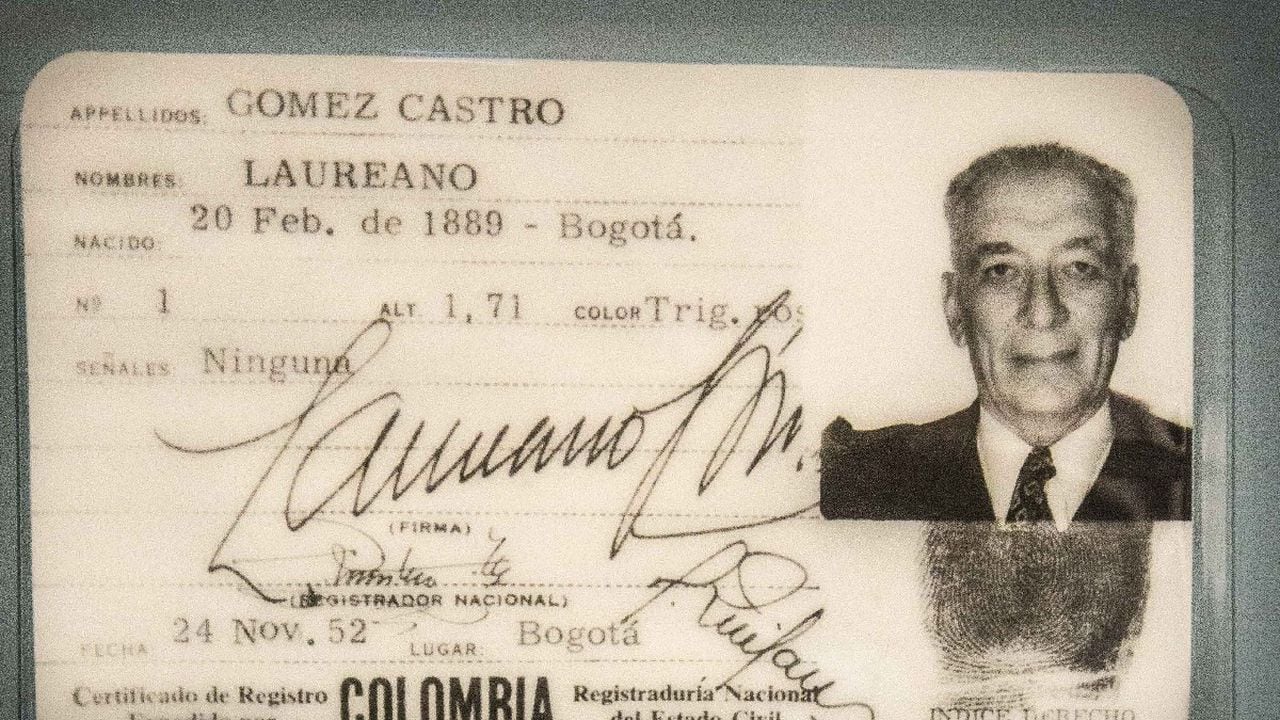 La primera cédula fue entregada al entonces presidente Laureano Gómez.