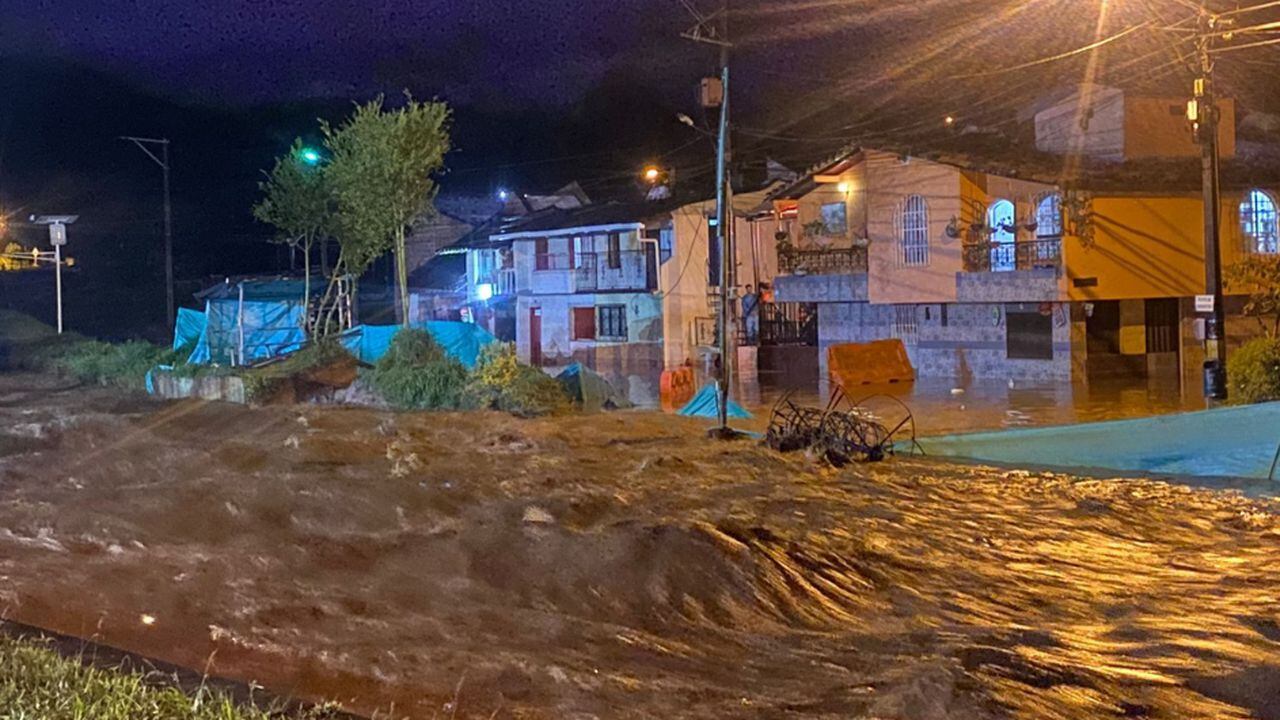 Emergencias por lluvias en Antioquia.