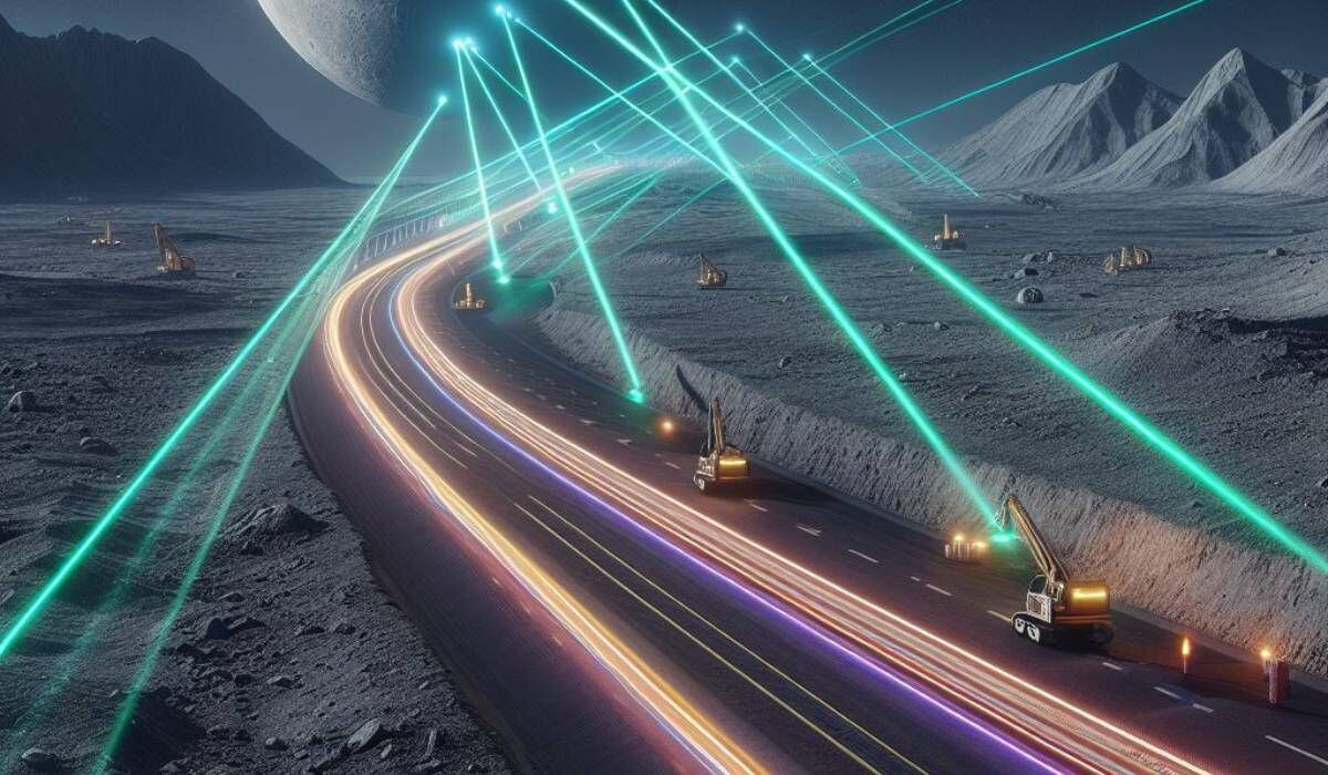 Científicos planean usar rayos láser para construir carreteras en la Luna.