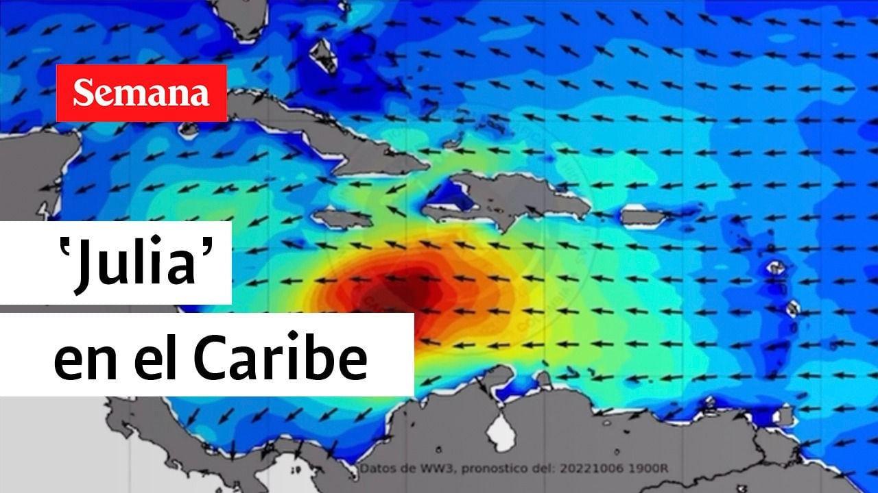 Depresión tropical paso a ser Tormenta Julia en el Mar Caribe