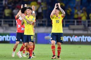 Imágenes del triunfo de la Selección Colombia sobre Venezuela por la primera fecha de las eliminatorias sudamericanas