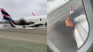 Accidente con un avión de Latam Perú